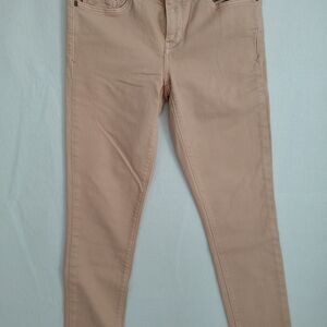 Pilcro Light Peach Skinny Jeans